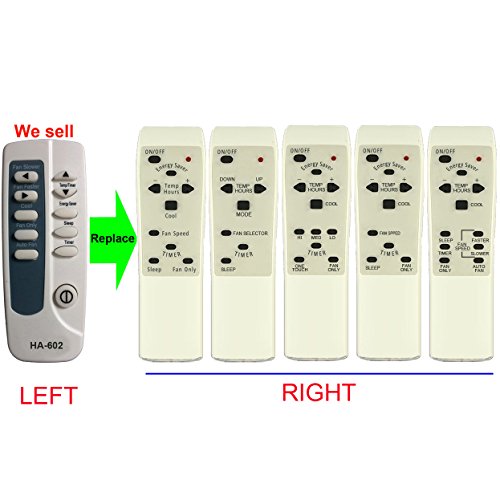 HA-602 Replacement for kenmore Air Conditioner Remote Control 309342608 works for 253.73055300 253.73055301 253.73125301 253.73156301 253.73185300 253.73229 253.73229300 253.73229301 253.73259 - B01JIJTJ0U